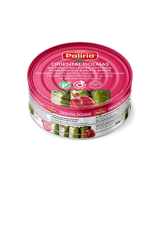 Weinblätter gefüllt mit Reis, Granadine und Gewürzen