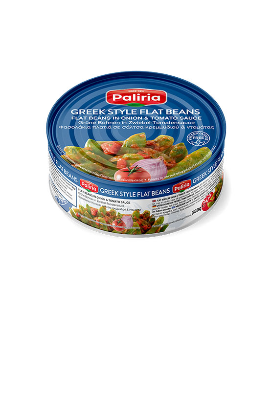 Grüne Bohnen in Zwiebel-Tomatensauce