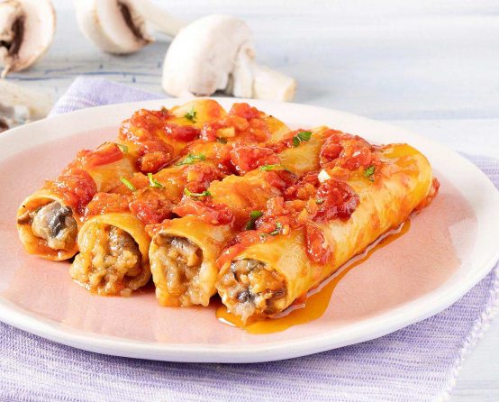 Cannelloni with Paliria roasted eggplant pulp
