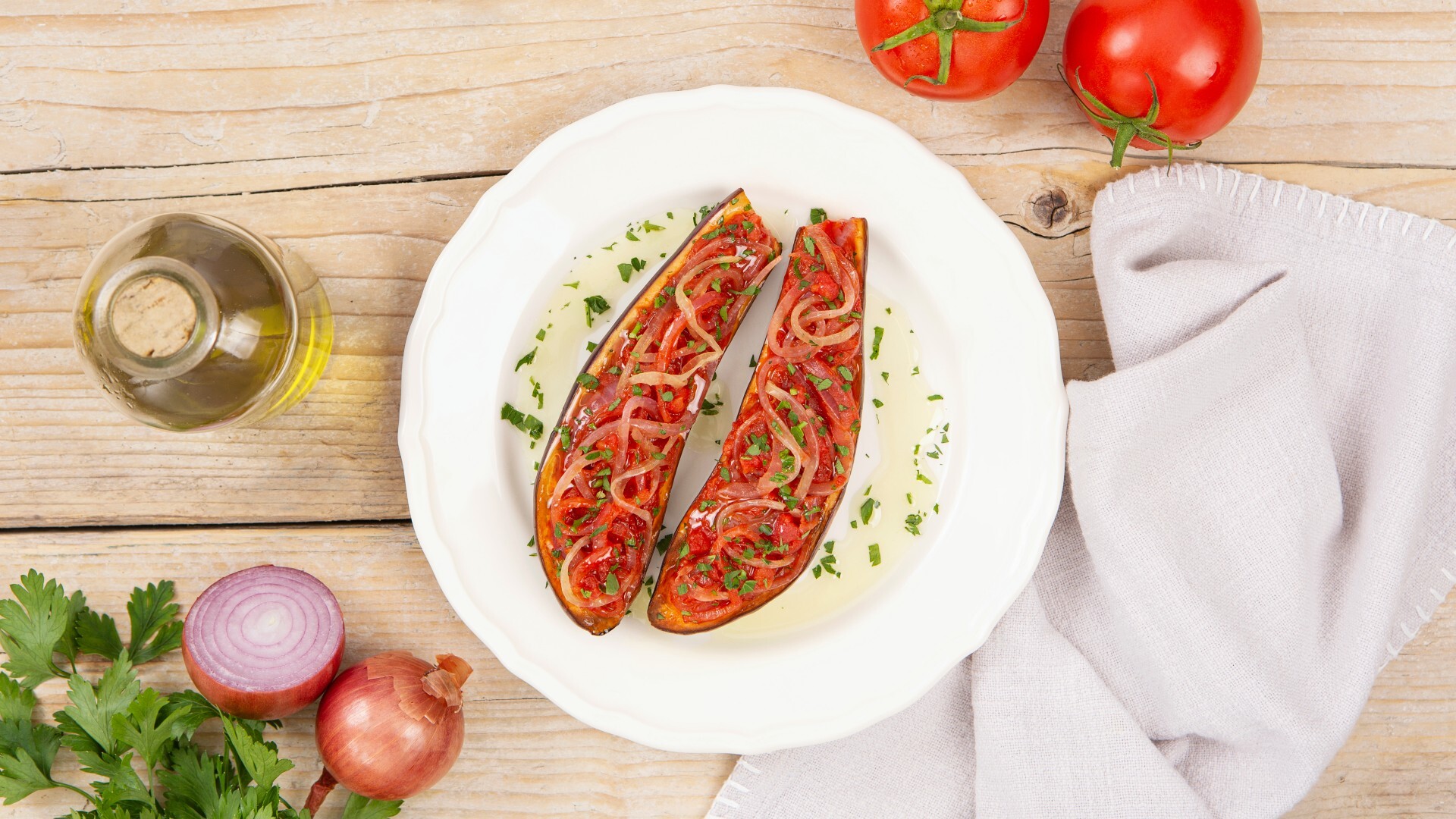 Auberginen in Tomatensauce “Imam”