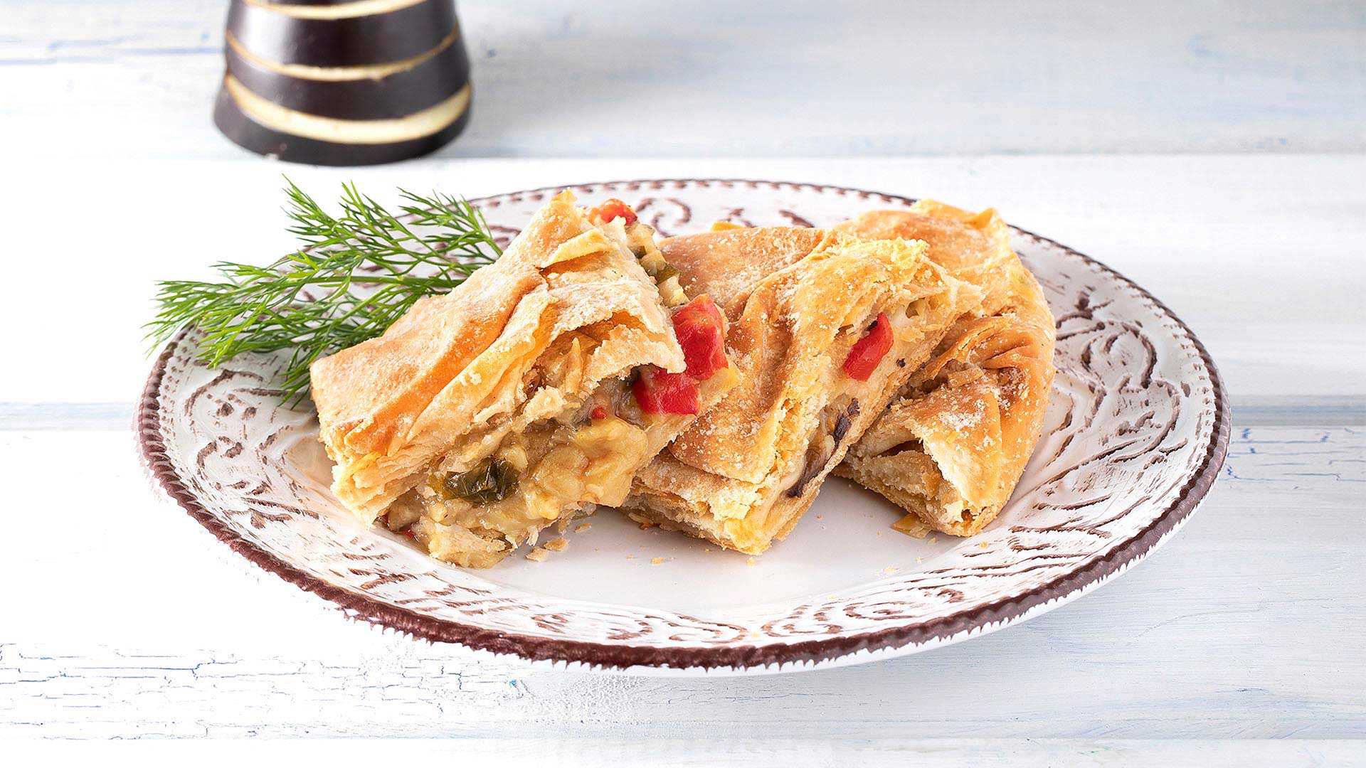 Pastete mit geröstetem Auberginenpüree Paliria