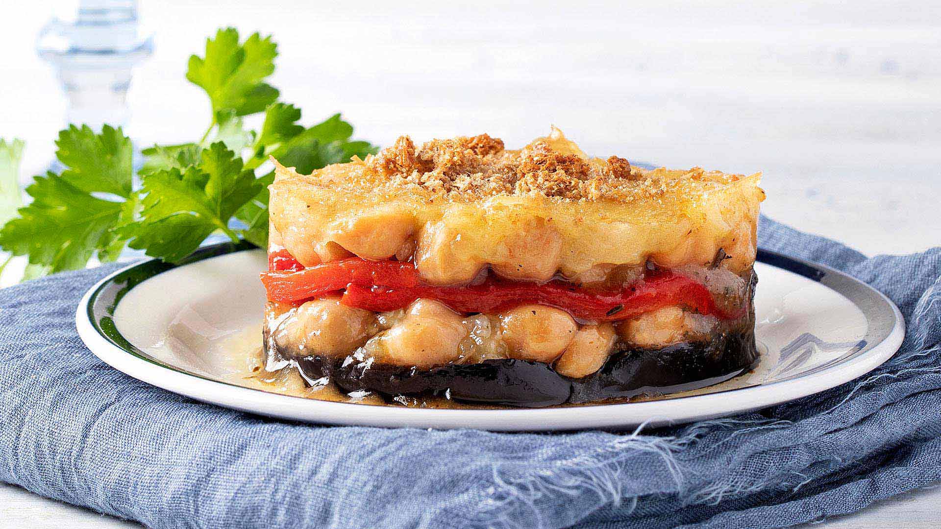 Paliria chickpeas Moussaka