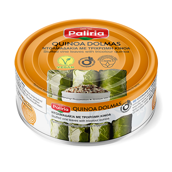 Gefüllte Weinblätter mit dreifarbigem Quinoa