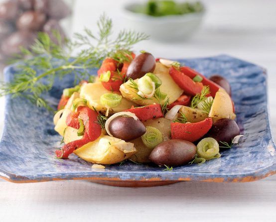 Potato salad with Paliria red roasted peppers
