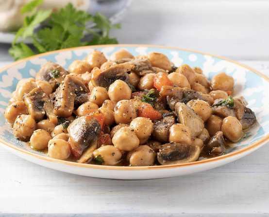 Ρεβιθάδα Paliria με μανιτάρια