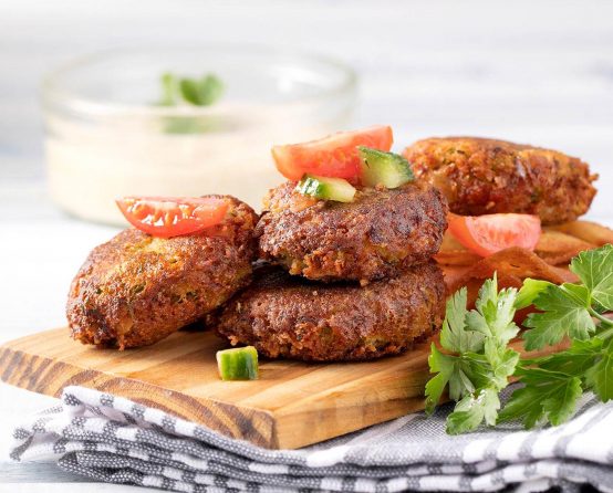 Kichererbsen-Frikadellen aus Kichererbsensuppe Paliria