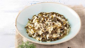 Risotto mit Weinblättern Paliria