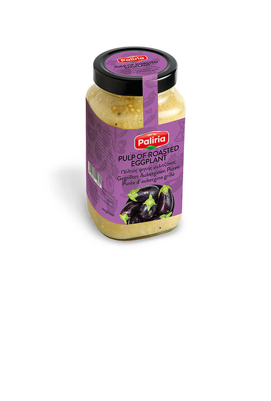 Gegrillte Aubergine Püree