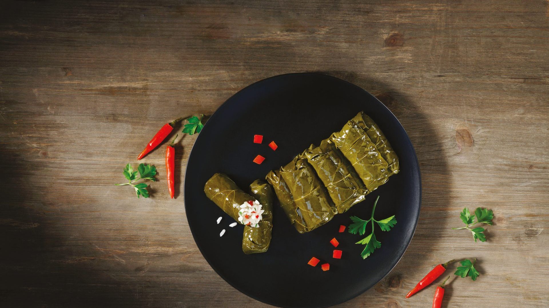 Ντολμαδάκια με Πικάντικα Πιπεράκια για επαγγελματίες