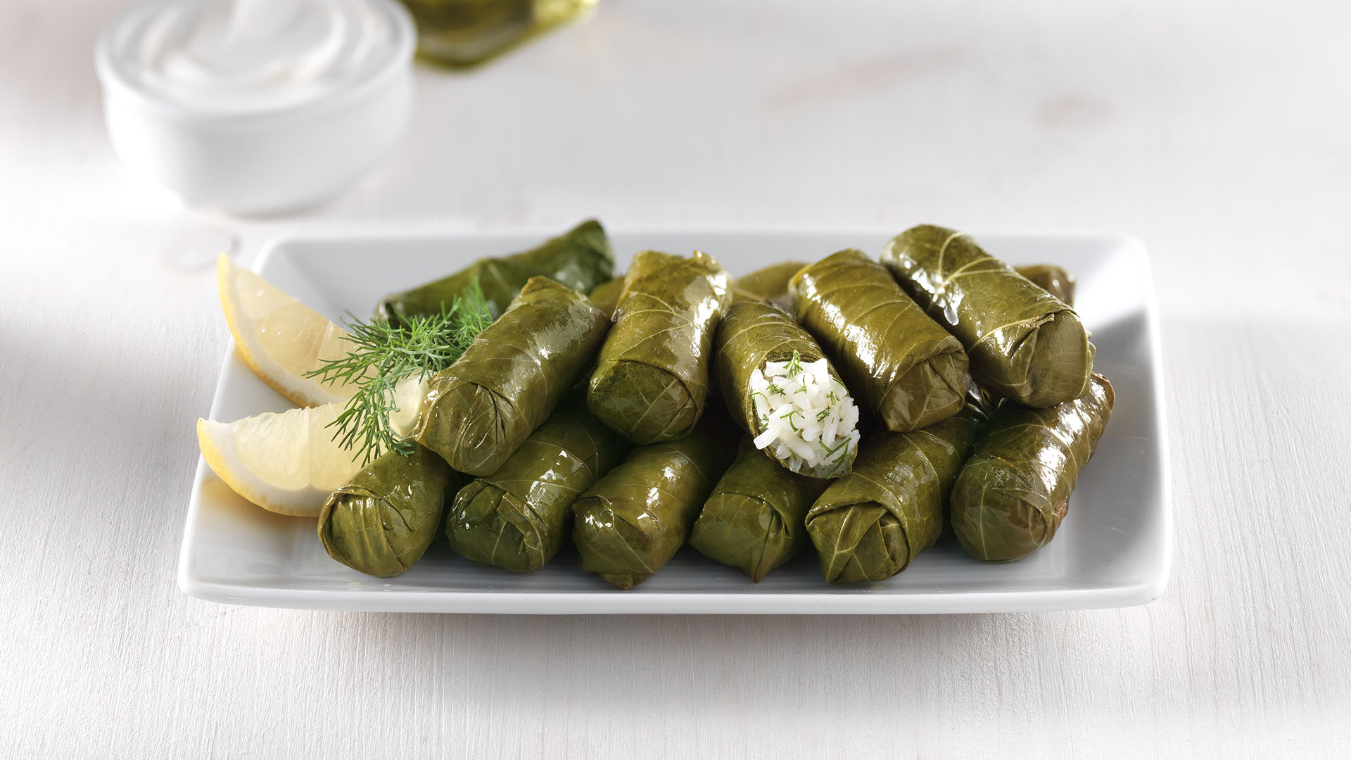 Mini Vine Leaves stuffed with Rice for professionals