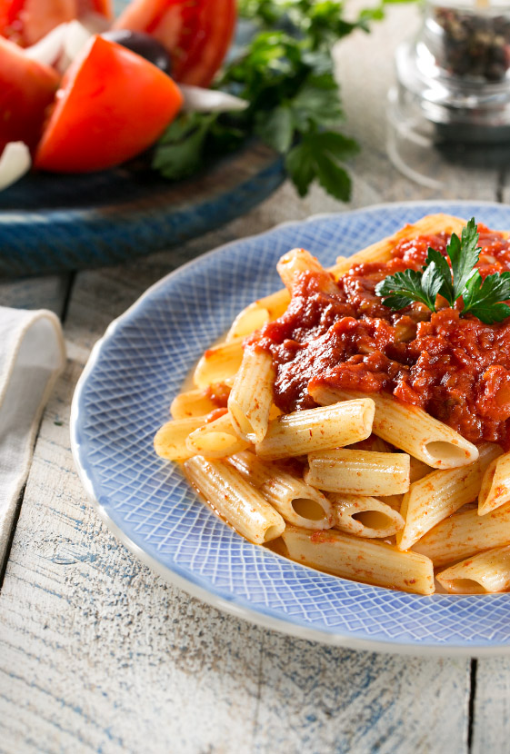 Πένες με σάλτσα