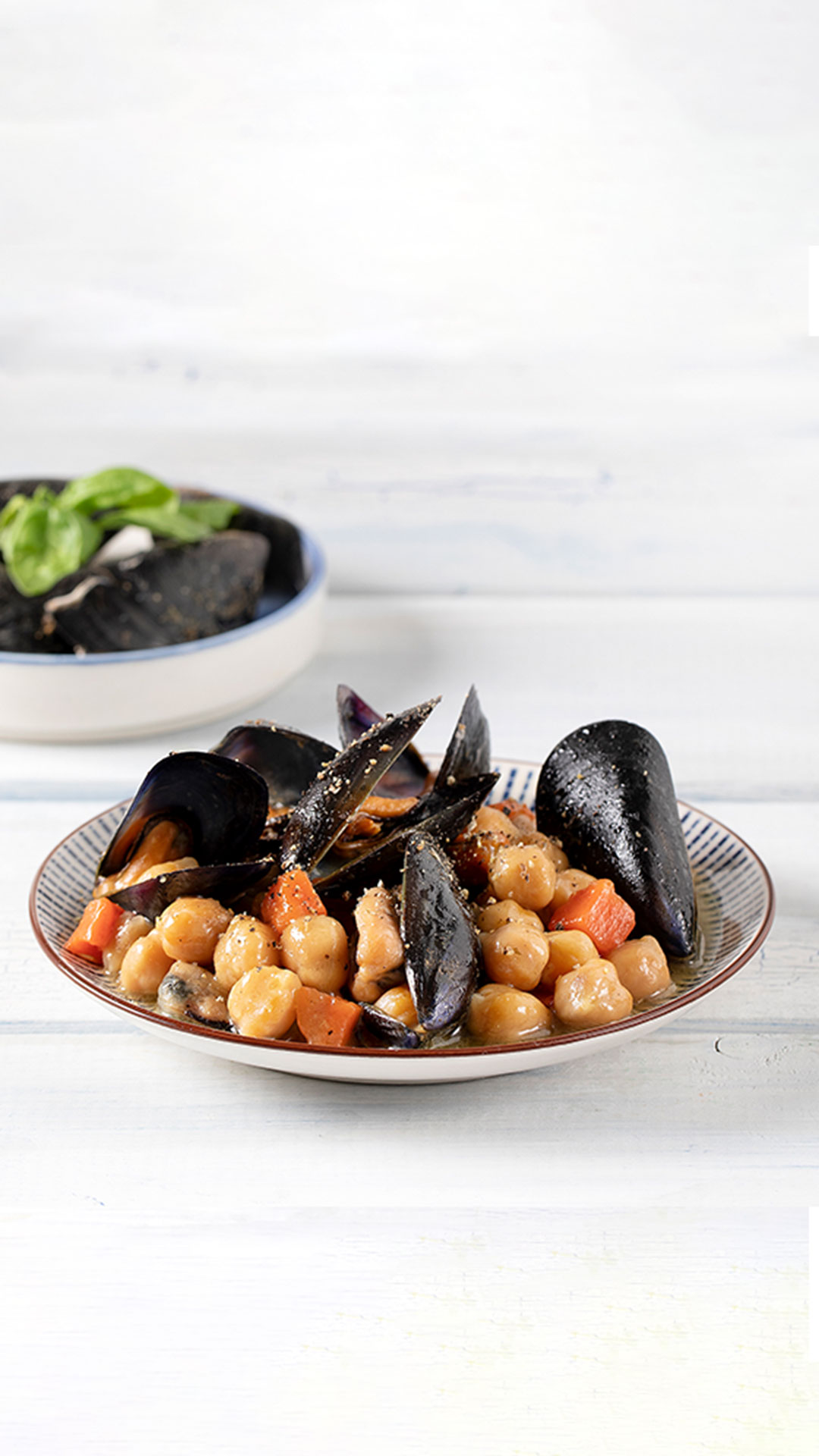 Ρεβιθάδα Paliria με μύδια