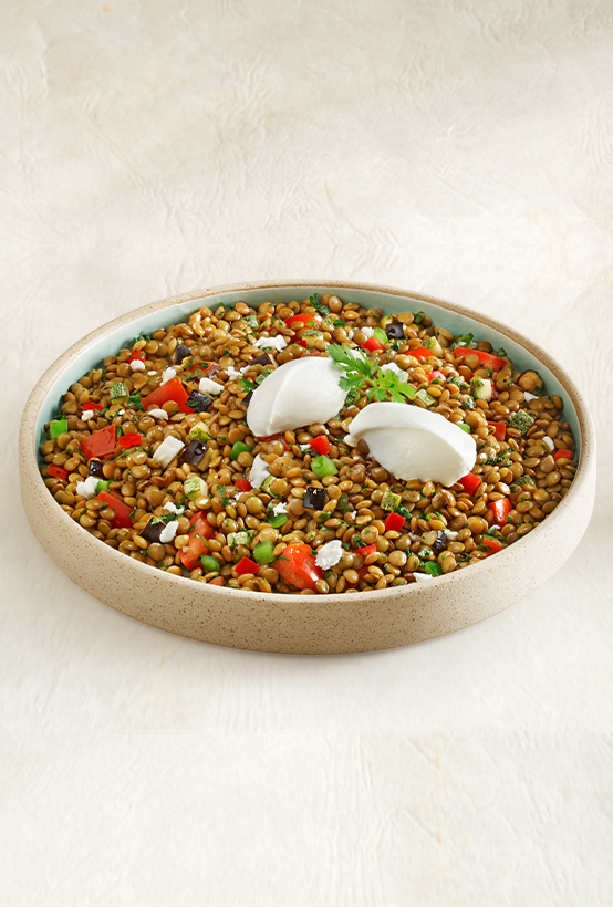 Φακές Paliria με γιαούρτι, ντομάτα & φέτα