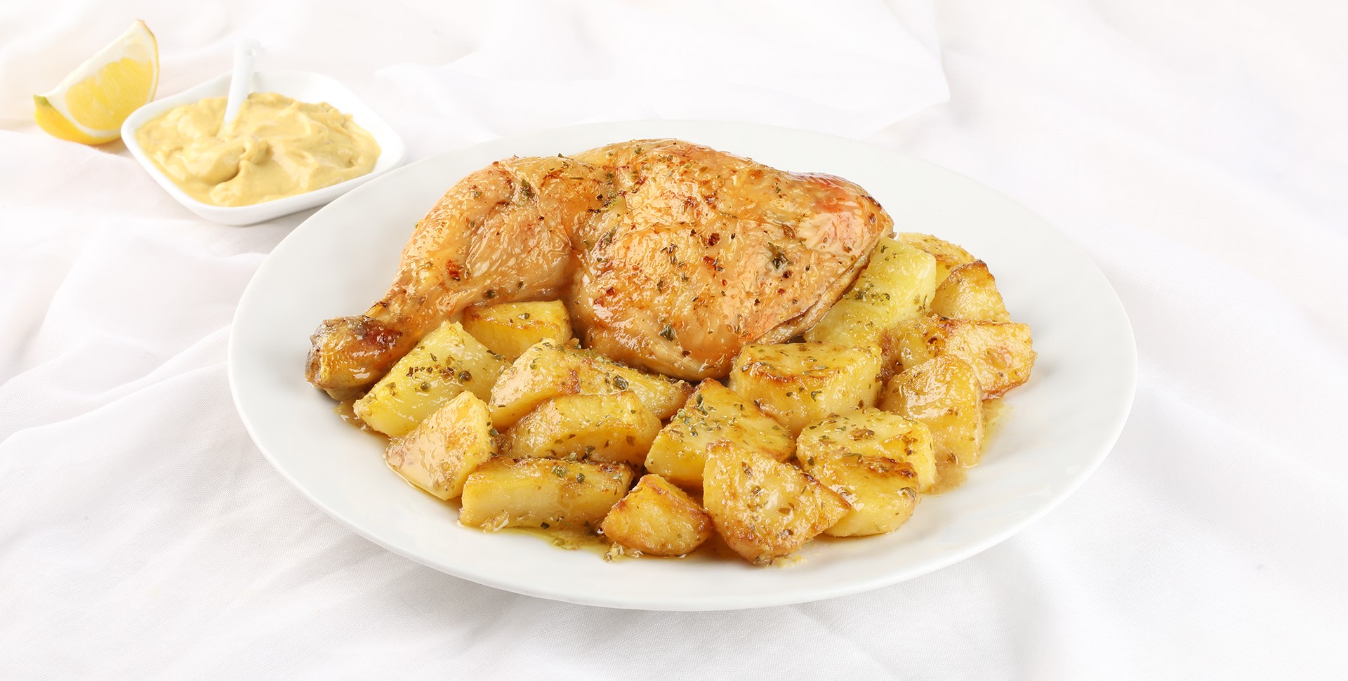 Baked chicken with potatoes