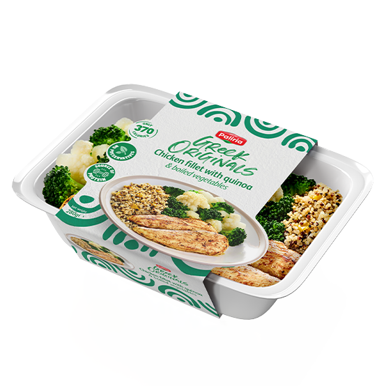 Chicken fillet with quinoa & boiled vegetables