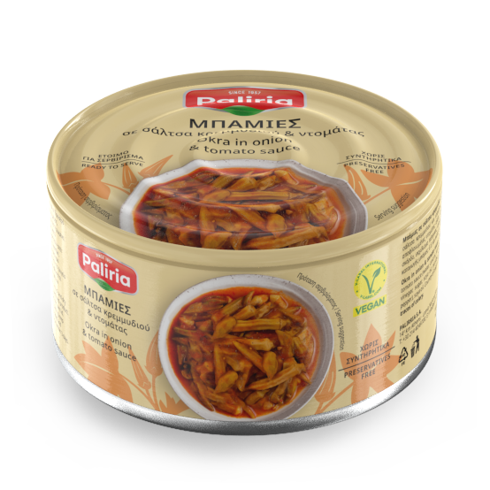 Okra in onion & tomato sauce
