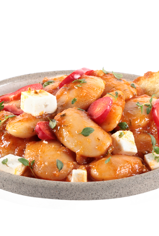 Γίγαντες γιαχνί Paliria με φέτα και πιπεριές