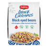 Spicy black – eyed beans with red peppers & vinegar dressing