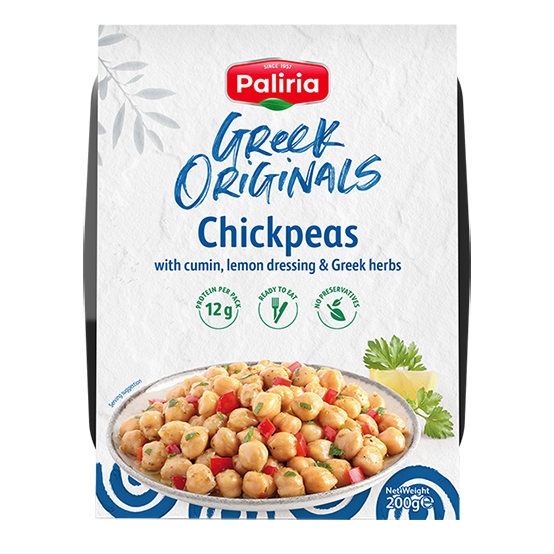 Chickpeas with cumin & lemon dressing