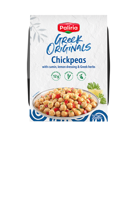 Chickpeas with cumin & lemon dressing