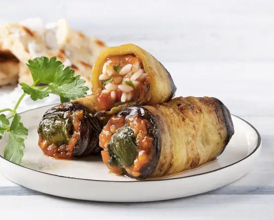 Γλυκοπικάντικα ντολμαδάκια Paliria τυλιγμένα σε μελιτζάνες