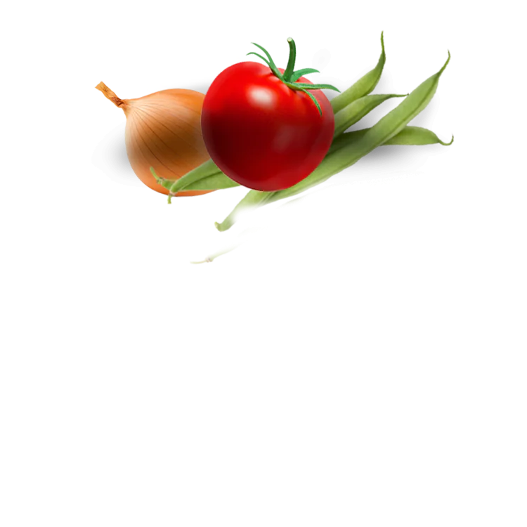 Grüne Bohnen in Zwiebel-Tomatensauce