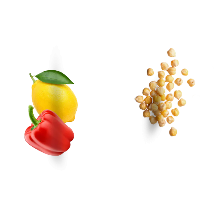 Chickpeas with cumin & lemon dressing
