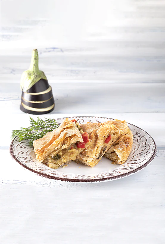 Pastete mit geröstetem Auberginenpüree Paliria