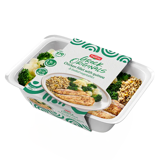 Chicken fillet with quinoa & boiled vegetables