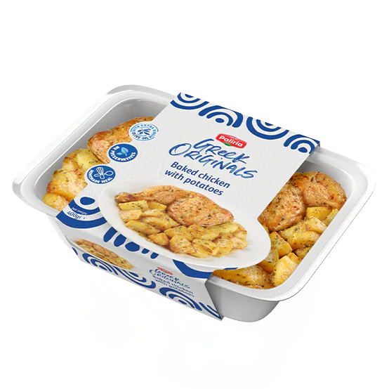 Baked chicken with potatoes