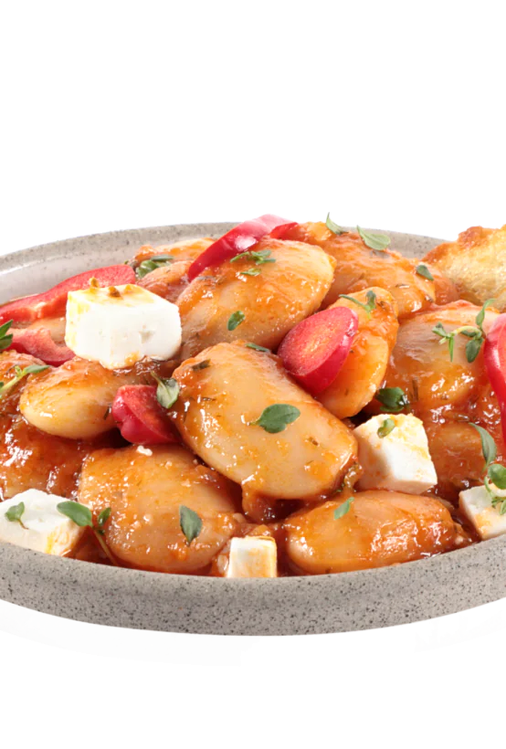 Γίγαντες γιαχνί Paliria με φέτα και πιπεριές