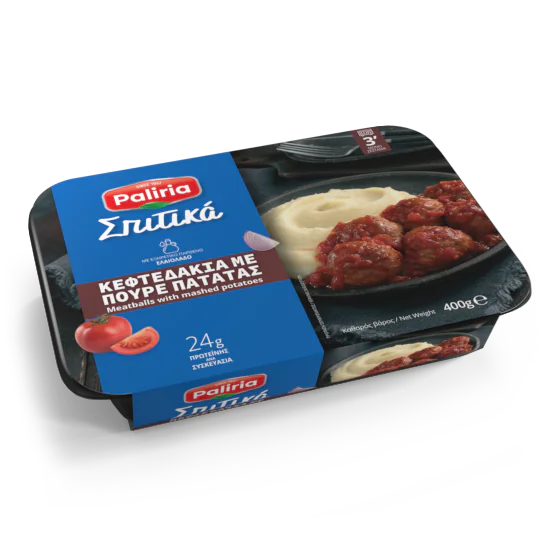 Κεφτεδάκια με πουρέ πατάτας