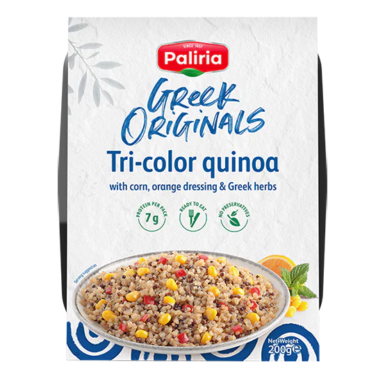 Tri-color Quinoa with corn & orange dressing